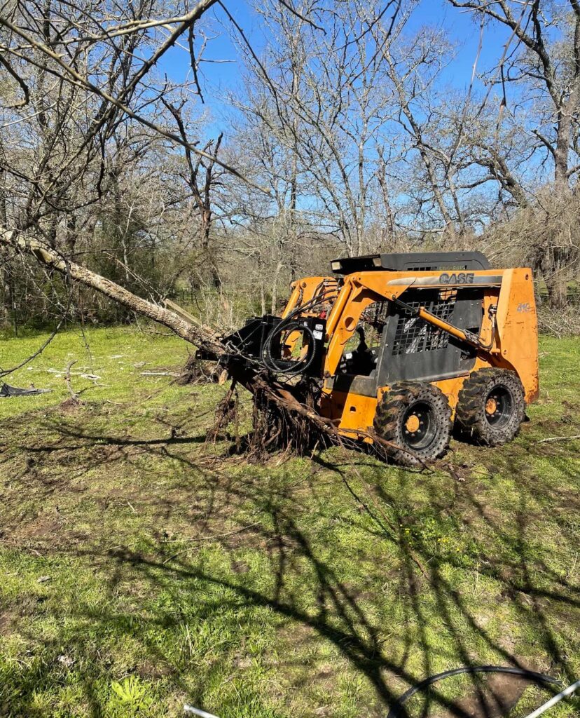 Huntsville, Texas Land cleared and leveled